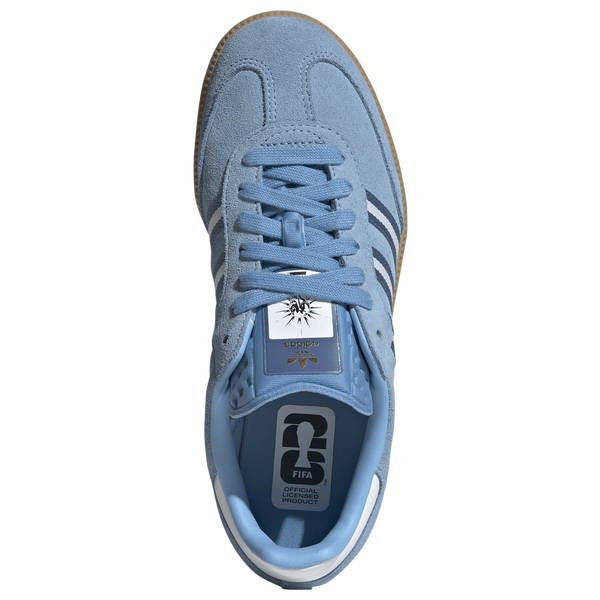 adidas Samba - Boys' Grade School - Crew Blue/Light Blue/White - Image 4