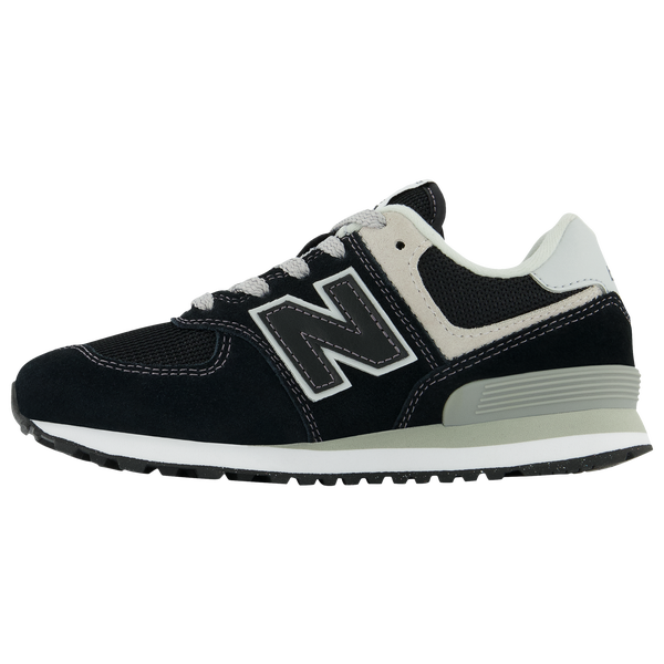 New Balance 574 Core - Boys' Preschool - White/Black - Image 2