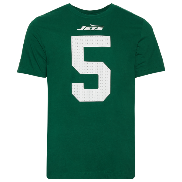 Nike Jets Name & Number T-Shirt - Men's - Sport Green - Image 2