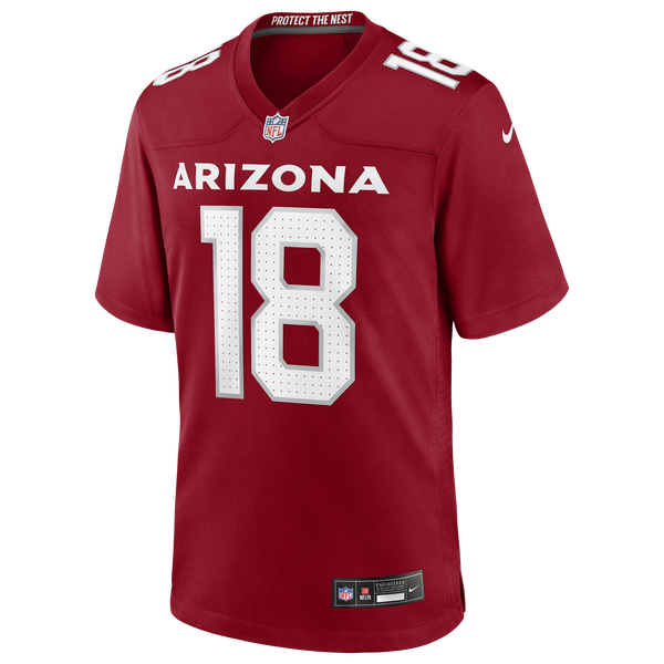 Nike Marvin Harrison Jr Cardinals Game Jersey - Men's - Tough Red - Image 2