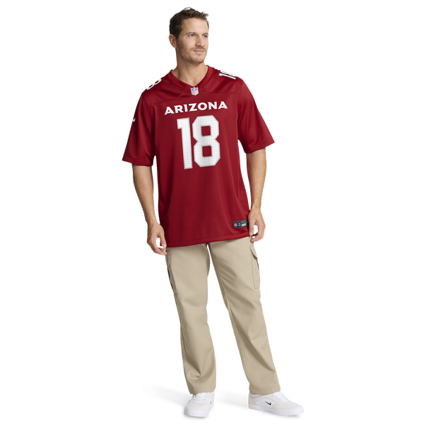 Nike Marvin Harrison Jr Cardinals Game Jersey - Men's - Tough Red - Image 4