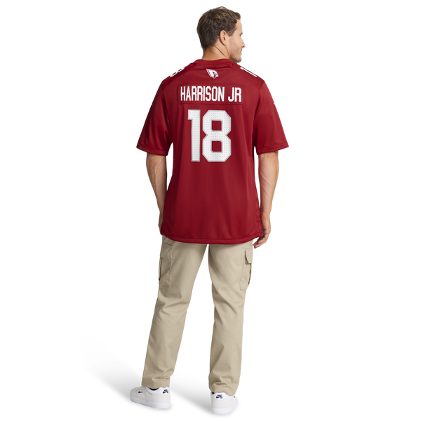 Nike Marvin Harrison Jr Cardinals Game Jersey - Men's - Tough Red - Image 5