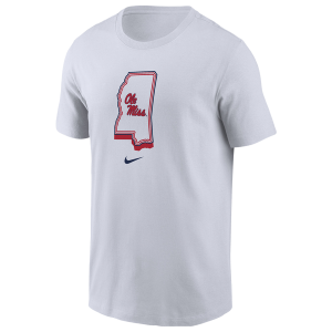 Nike Ole Miss Alternate Logo 1 T-Shirt - Men's - White