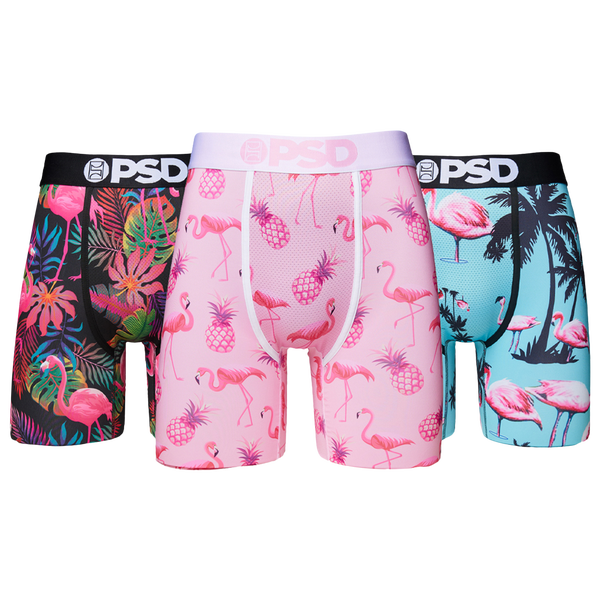 PSD Flamingo Jungle 3 Pack Underwear - Men's - Pink/Blue/Multi