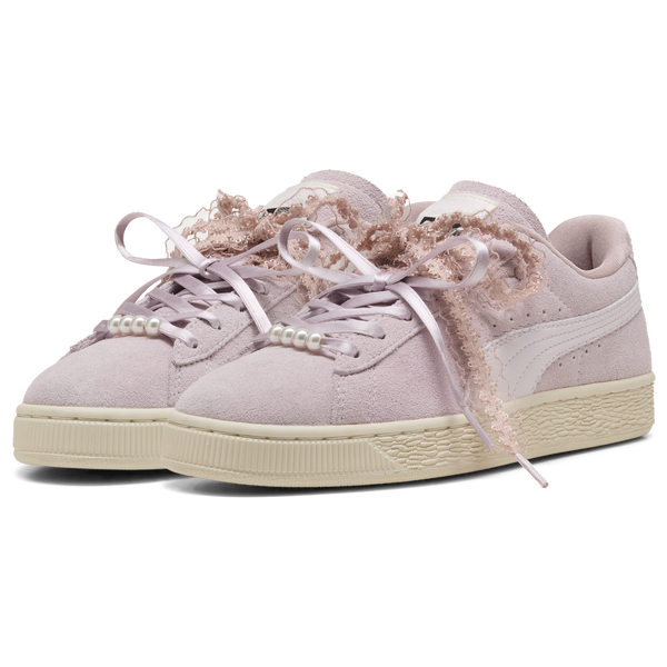 PUMA Suede Bloom - Women's - Misty Pink/Powder Pink - Image 6