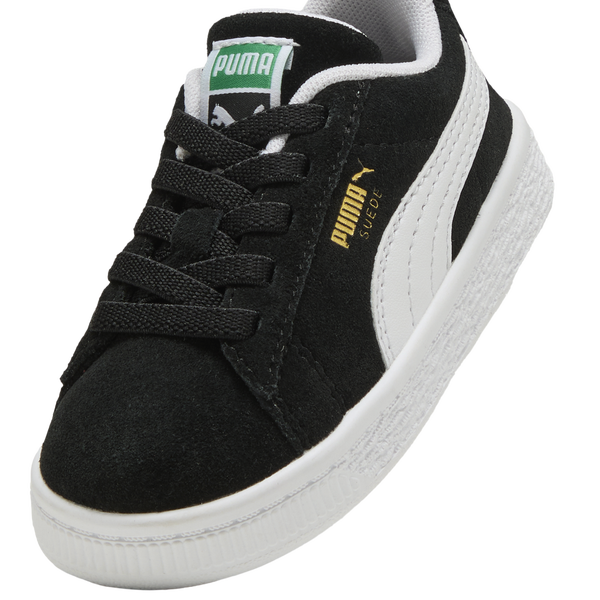 PUMA Suede Classic - Girls' Toddler - Puma White/Puma Black - Image 7