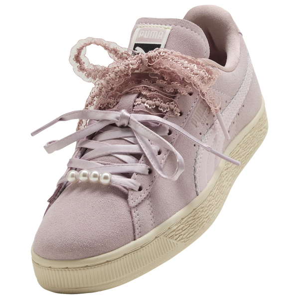 PUMA Suede Classic - Girls' Grade School - Pink/Pink - Image 7