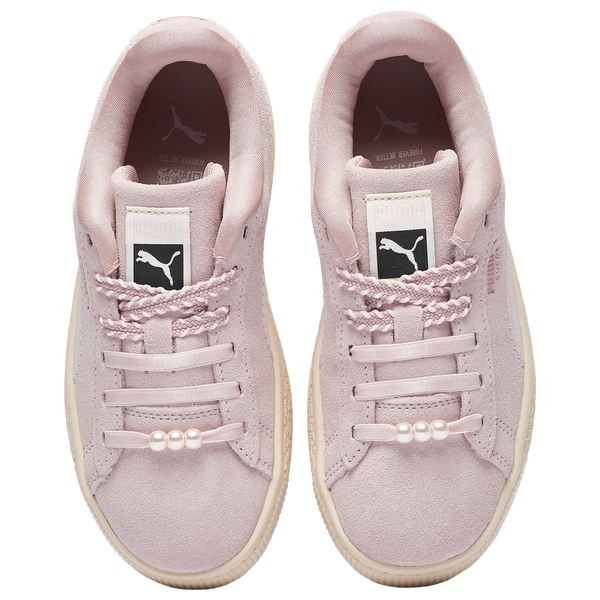 PUMA Suede Classic - Girls' Preschool - Pink/Pink - Image 4
