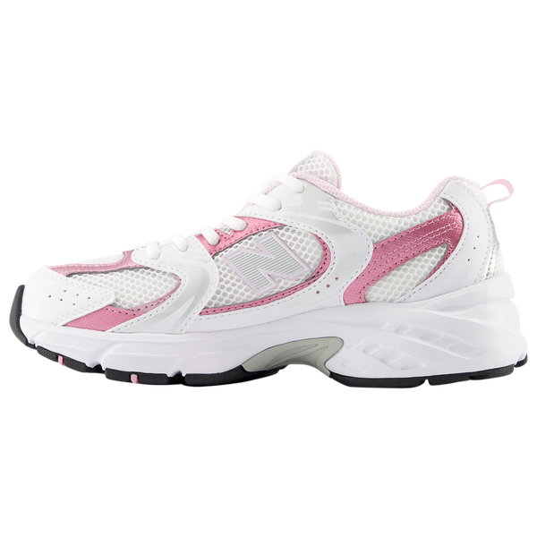 New Balance 530 - Girls' Preschool - White/Pink - Image 2