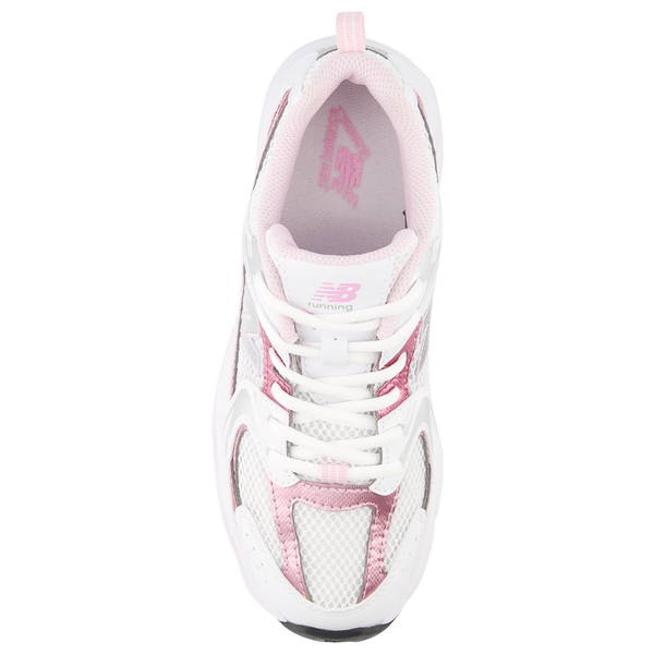 New Balance 530 - Girls' Preschool - White/Pink - Image 3