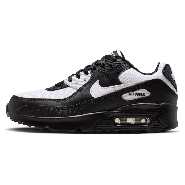 Nike Air Max 90 Mesh - Boys' Grade School - Black/White - Image 2