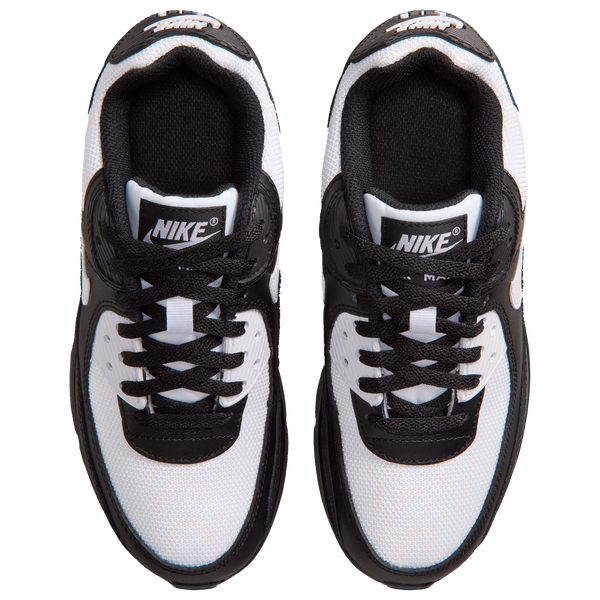 Nike Air Max 90 Mesh - Boys' Grade School - Black/White - Image 4
