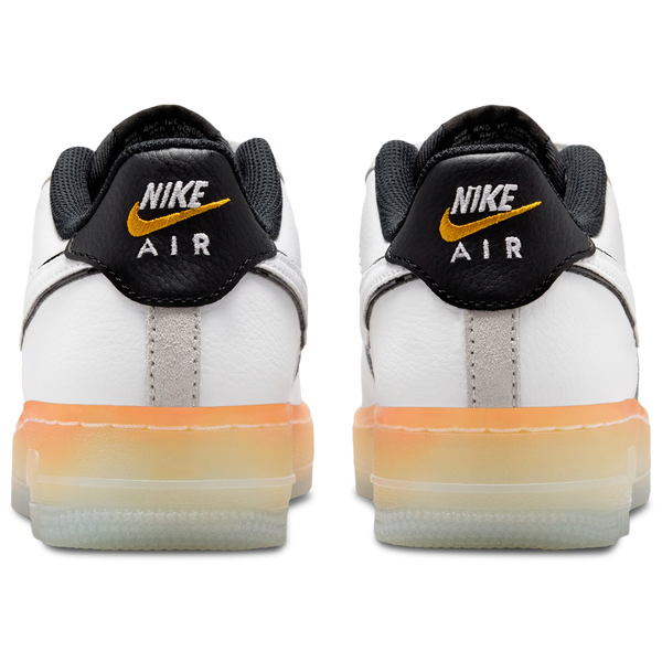 Nike Air Force 1 FL2 - Boys' Grade School - White/Black/Orange - Image 3