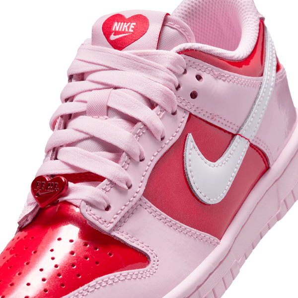 Nike Dunk Low Valentine's Day - Girls' Grade School - Red/Pink Foam/Summit White - Image 7