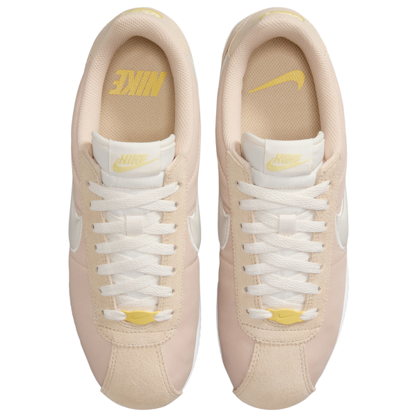 Nike Cortez FL1 - Women's - Alabaster/Soft Yellow - Image 4