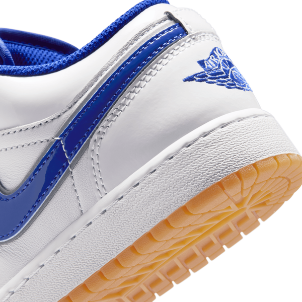 Jordan AJ 1 Low SE - Boys' Grade School - White/University Red/Old Royal - Image 8