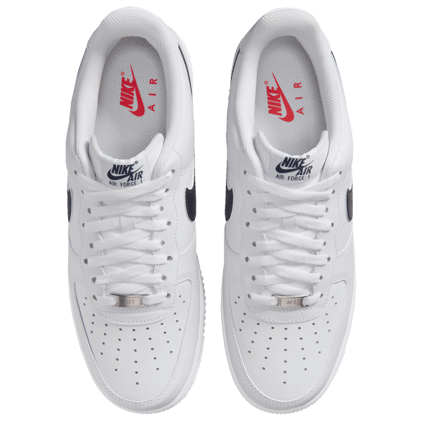 Nike Air Force 1 Low US - Men's - White/Midnight Navy/University Red - Image 4