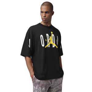 Jordan Stretch Oversized Short Sleeve Crew - Men's - Black