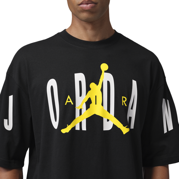 Jordan Stretch Oversized Short Sleeve Crew - Men's - Black - Image 2