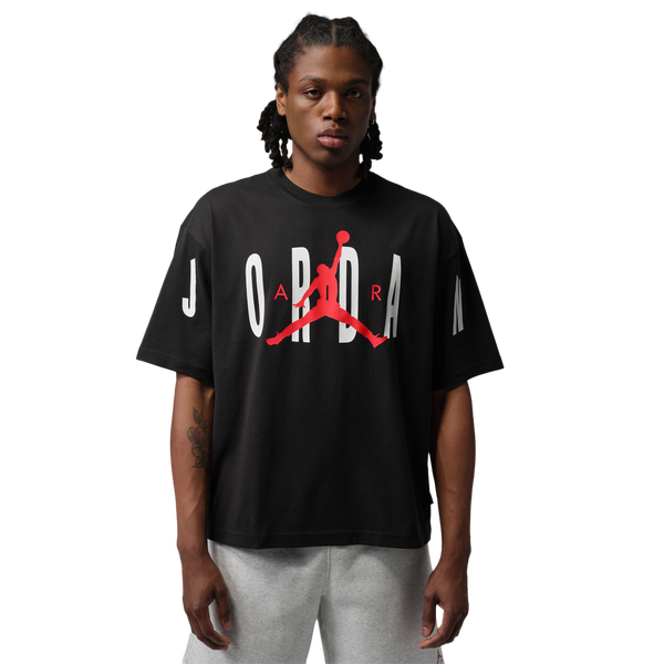 Jordan Stretch Oversized Short Sleeve Crew - Men's - Black