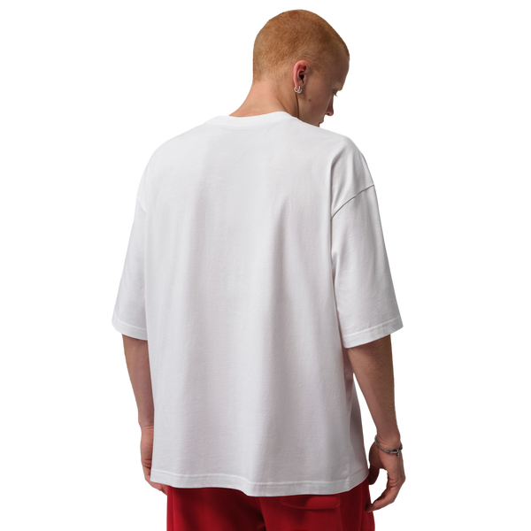 Jordan Stretch Oversized Short Sleeve Crew - Men's - White - Image 2