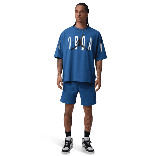 Jordan Stretch Oversized Short Sleeve Crew - Men's - Blue - Image 6