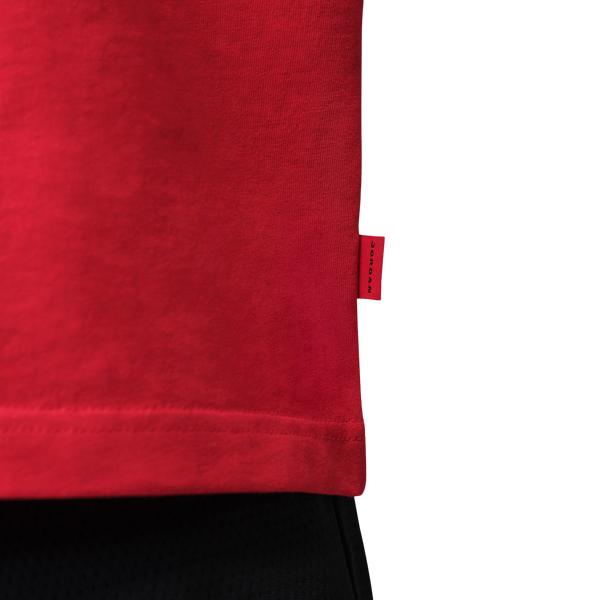 Jordan Stretch Oversized Short Sleeve Crew - Men's - Red - Image 5
