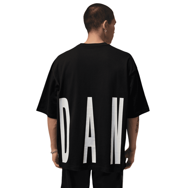 Jordan Torso Stretch Oversized Short Sleeve Crew - Men's - Black/Wolf Grey - Image 2