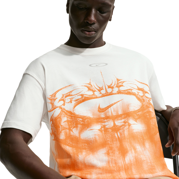 Nike Max 90 OCORE T-Shirt - Men's - Sail/Orange Peel - Image 3