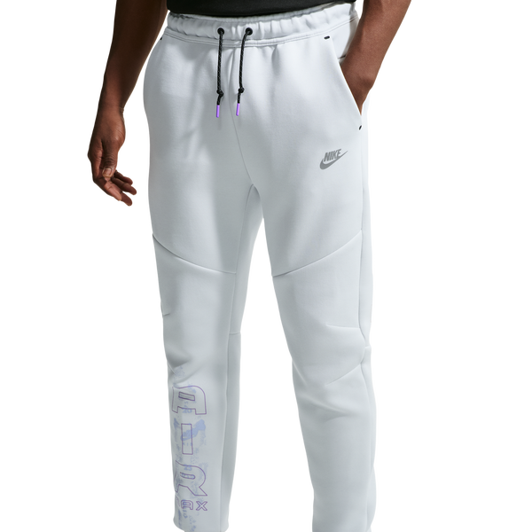 Nike Dri-FIT Retro Fleece Crew - Men's - Bright Violet/Off White
