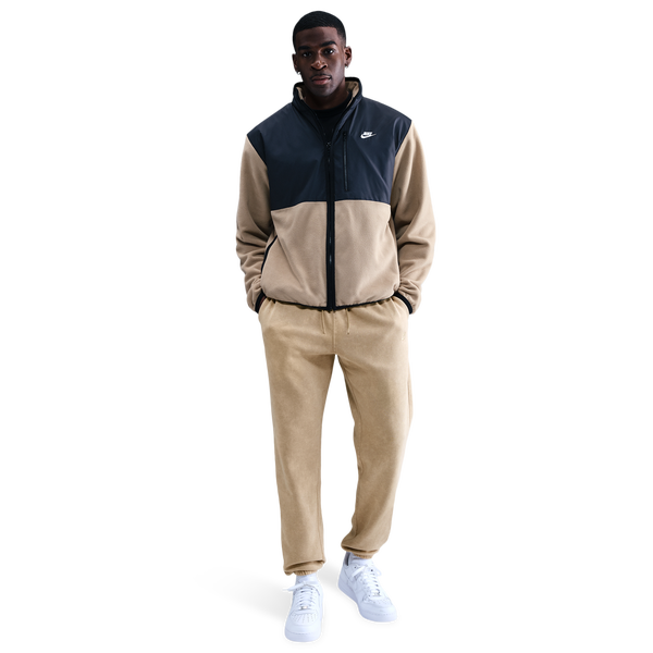 Nike CWash Club Basketball Cuff Pants - Men's - Beige - Image 4