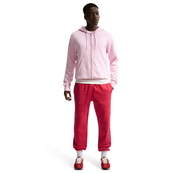 Nike CWash Club Basketball Cuff Pants - Men's - University Red/University Red - Image 3