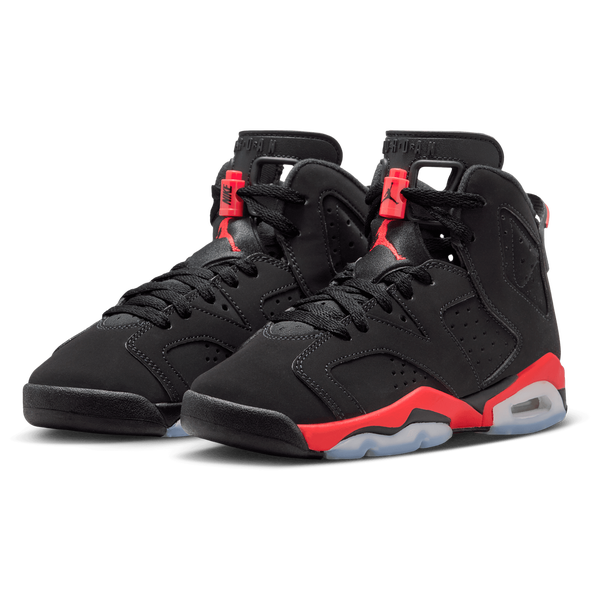 Jordan Retro 6 - Boys' Grade School - Black/Red - Image 6