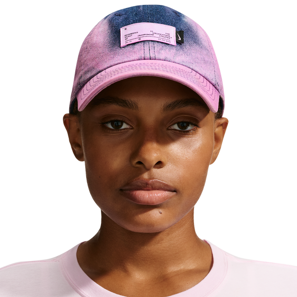 Nike Denim Club Cap - Adult - College Navy/Deep Sea Blue/Foam Pink - Image 3