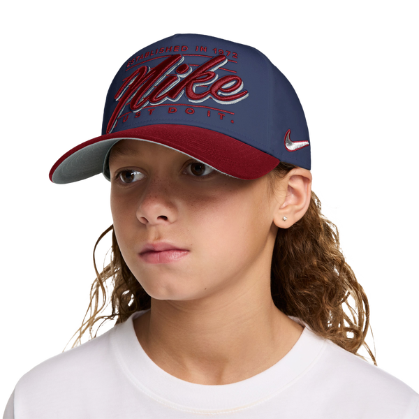 Nike A-Frame Lined Rise Cap - Adult - Navy/Maroon