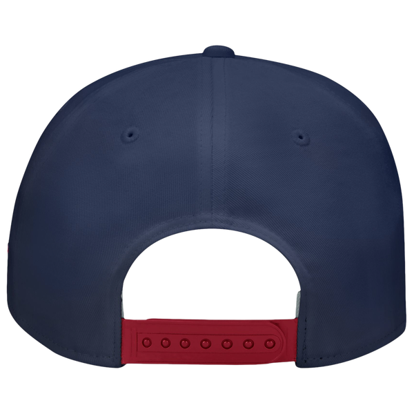 Nike A-Frame Lined Rise Cap - Adult - Navy/Maroon - Image 6