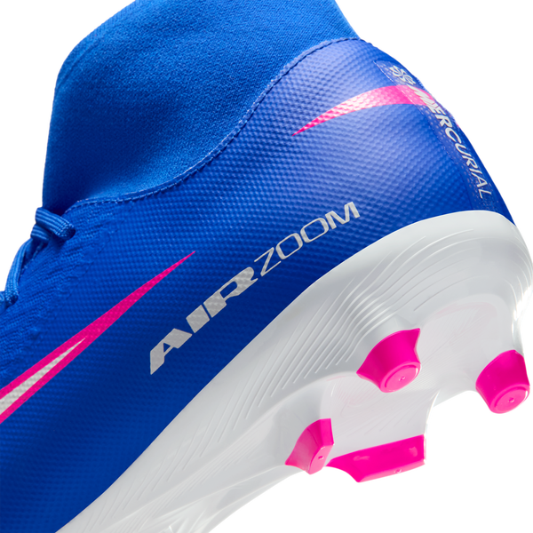 Nike Zoom Superfly 10 Academy FG/MG - Men's - Racer Blue/White - Image 8