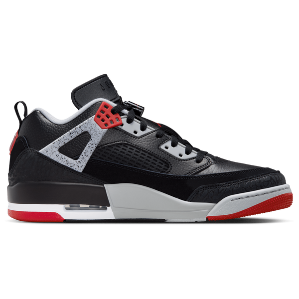 Jordan Spizike Low - Men's - Black/Grey/Red