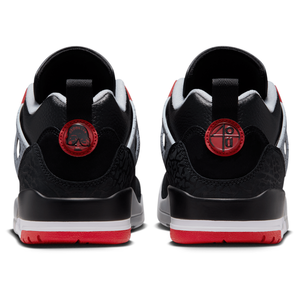 Jordan Spizike Low - Men's - Black/Grey/Red - Image 3