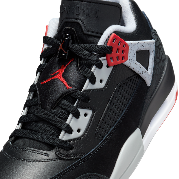 Jordan Spizike Low - Men's - Black/Grey/Red - Image 7