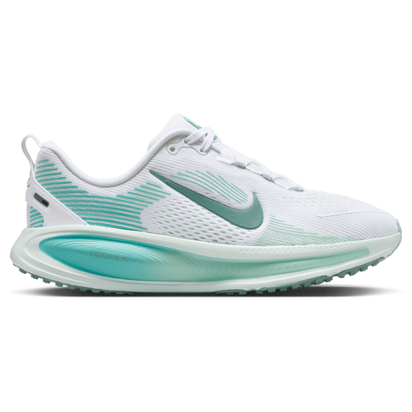 Nike Vomero 18 - Girls' Grade School - White/Cannon/Bleached Turquoise