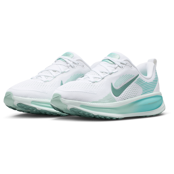 Nike Vomero 18 - Girls' Grade School - White/Cannon/Bleached Turquoise - Image 6
