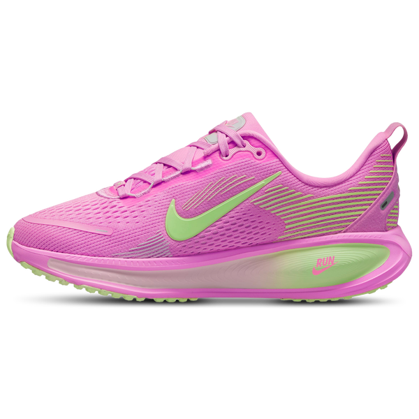 Nike Vomero 18 - Girls' Grade School - Barely Volt/Pink Spell - Image 2
