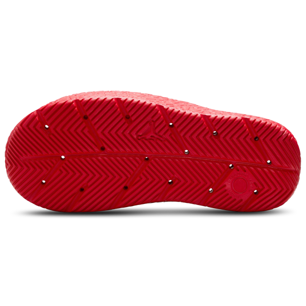 Jordan Franchise Shower Slides - Men's - Black/Fire Red - Image 4