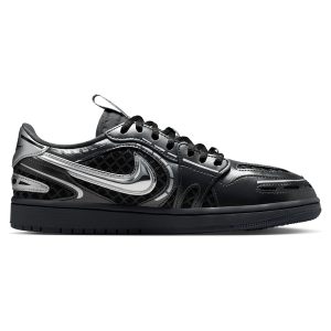 Jordan AJ 1 MM - Women's - White/Black/Metallic Silver