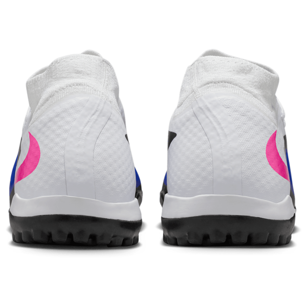 Nike Phantom 6 High Acad TF - Men's - Racer Blue/Pink Blast/White - Image 3