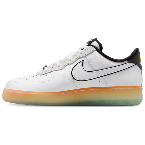 Nike Air Force 1 '07 - Men's - Black/White/Orange Peel - Image 2