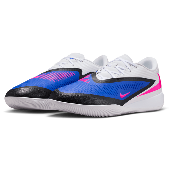 Nike Phantom 6 Low Acad IC - Men's - Racer Blue/Pink Blast/White - Image 6