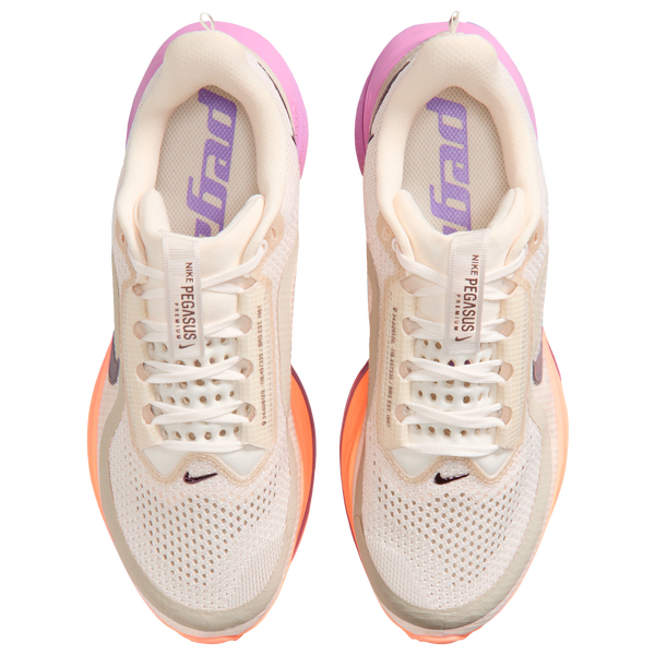 Nike Pegasus Premium - Women's - Chalk/Tattoo/Orange Pulse - Image 4