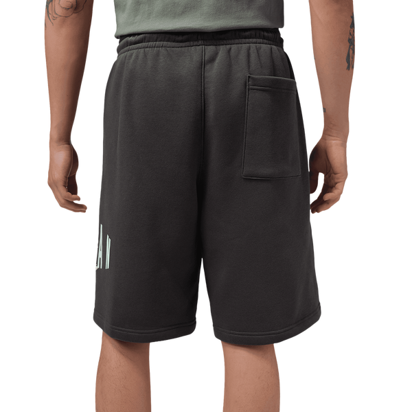 Jordan Brooklyn Stretch Fleece Short - Men's - Anthracite/Iced Carmine - Image 2